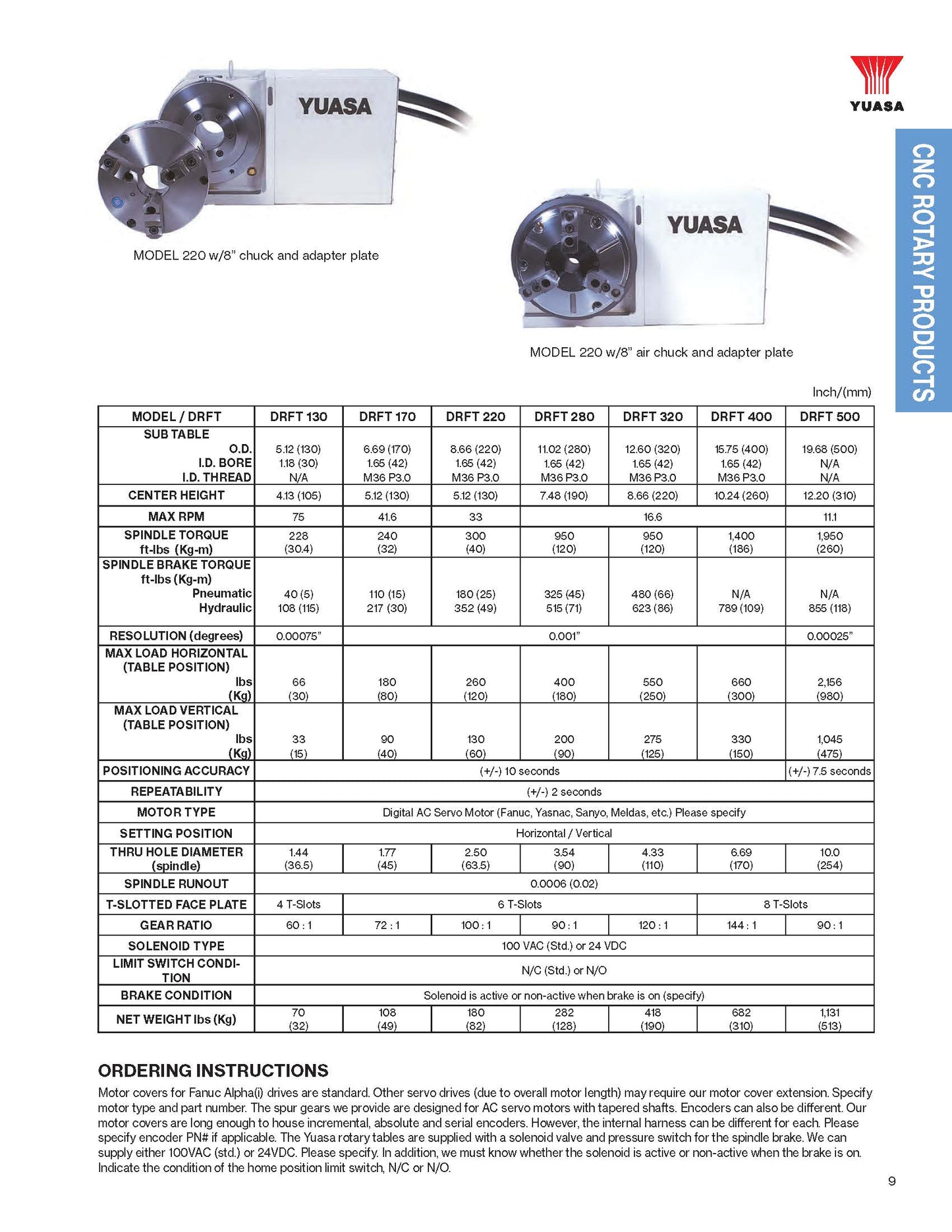 DRFT-280 10" ROTARY TABLE