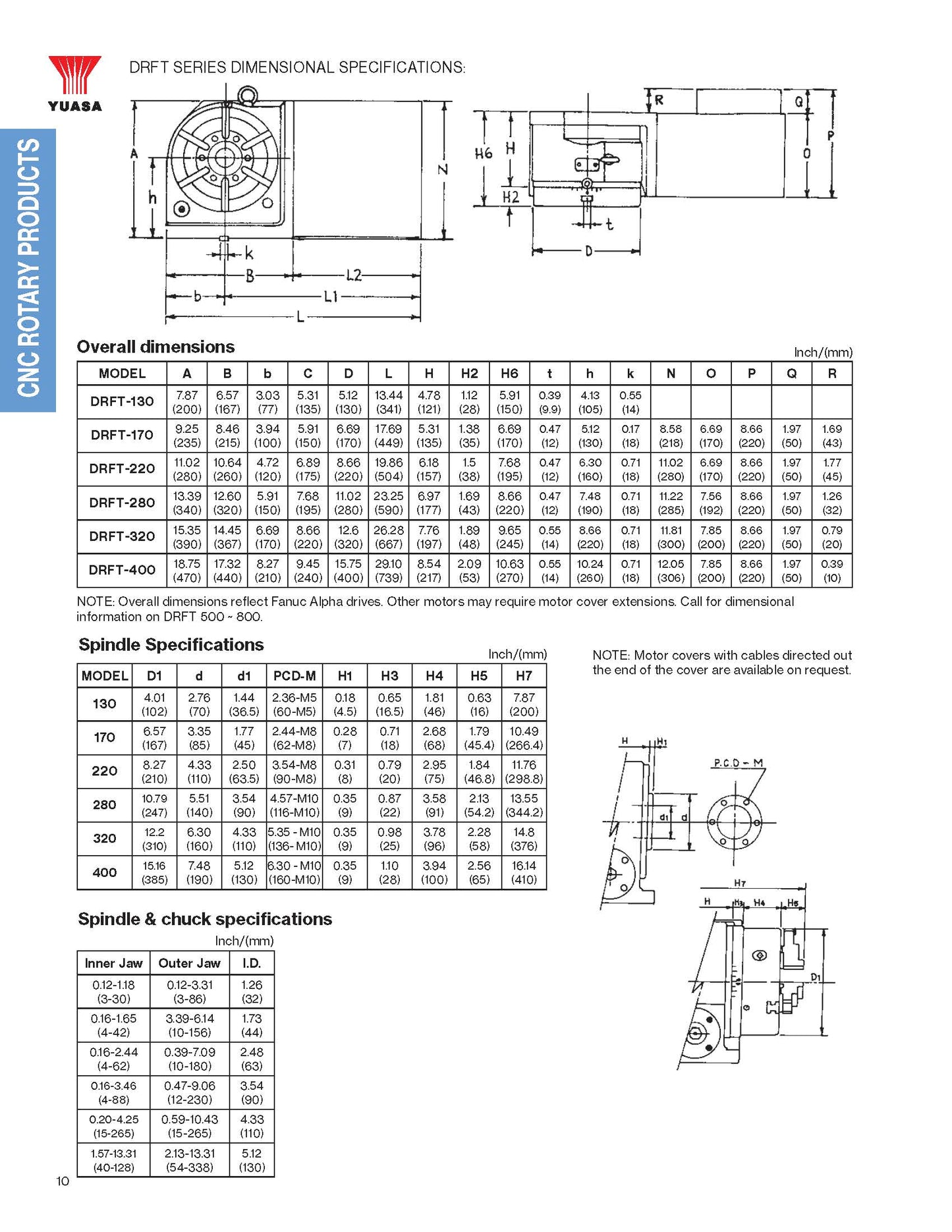 DRFT-280 10" ROTARY TABLE